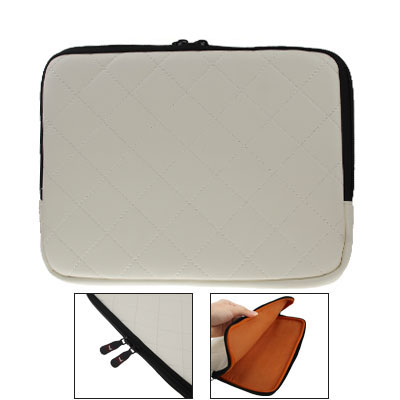 Soft Sleeve Case Zipper Bag with Orange color for 10.2 inch Laptop